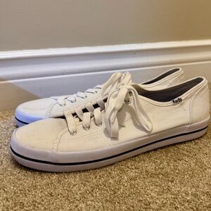 Keds Women’s White Canvas Sneakers